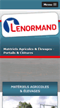 Mobile Screenshot of lenormand-constructeur.com